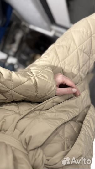 Стеганое легкое пальто