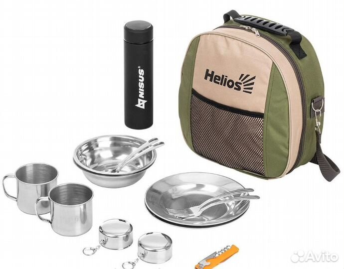 Набор для пикника на 2 персоны, с термосом