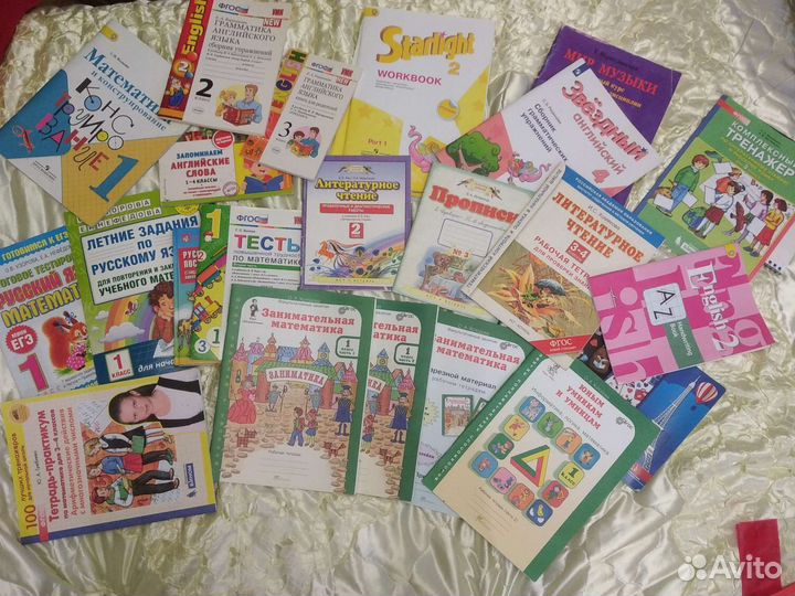 Учебная литература, тесты 1, 2 класс