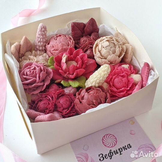 Зефирные букеты. Зефир