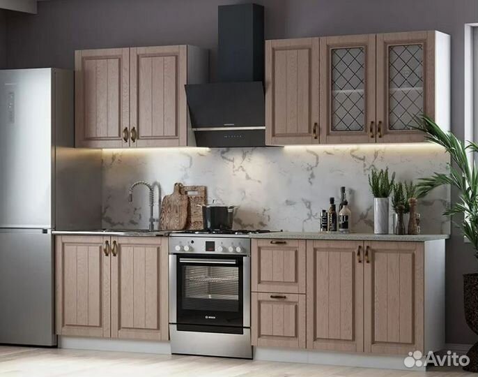 Кухня Настя 2.0 м трюфель