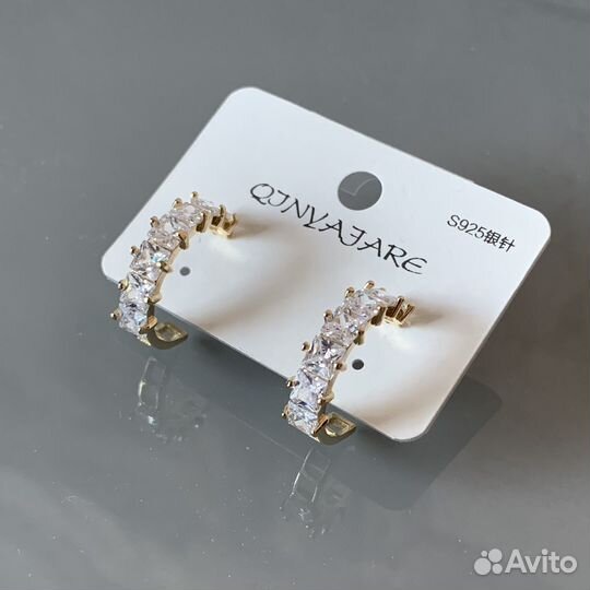 Серьги кольца