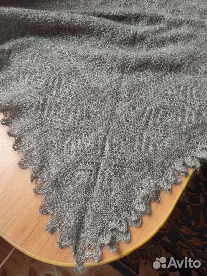 Шаль пуховая ручная работа