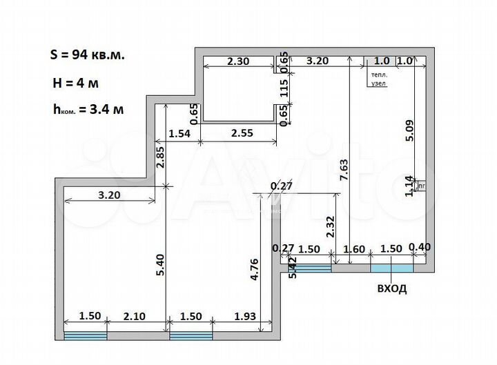 Помещение в ЖК Норвежский, первая линия