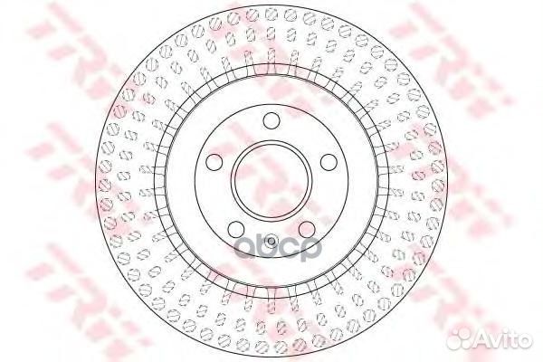 Диск тормозной задний audi A4/A5/S5/A6/S6/A7/A8
