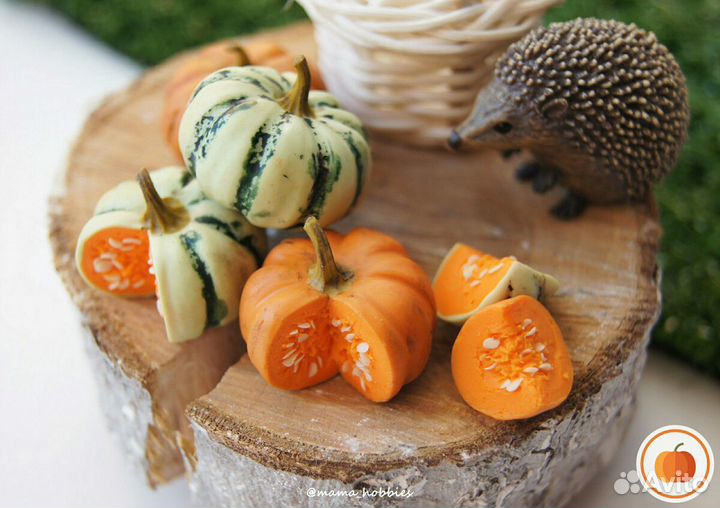 Фрукты и овощи из полимерной глины на заказ