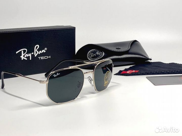 Очки Ray Ban Aviator хром