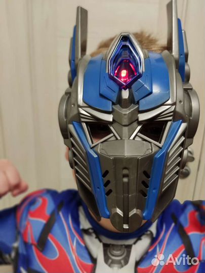 Новая маска Оптимус Прайм со светом
