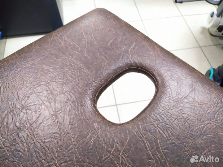 Массажный стол Люкс 180Р*60*75-94 - коньячный