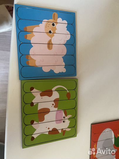 Развивающие игрушки и пазлы для 1-3 года