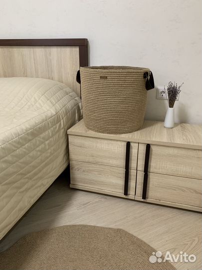 Корзина из джута D40