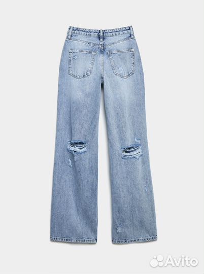 Джинсы lime с дырками под коленями