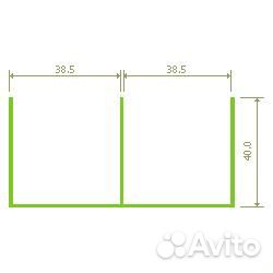 Бронза блестящая ар верхняя направляющая 5,3