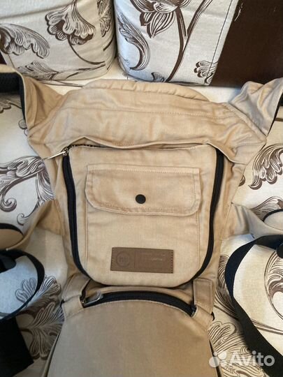 Рюкзак-переноска Babyseat beige от Happy Baby