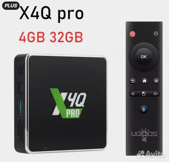 Тв приставка Smart TV Box Ugoos X4Q 