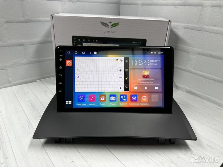 Магнитола андроид GrayBird Renault Megane 2 3/32