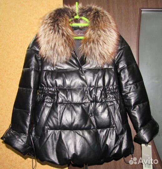 Кожа Пуховик куртка Cadenbo Италия