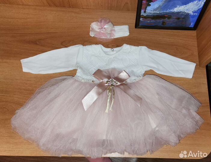 Платье для девочки 74
