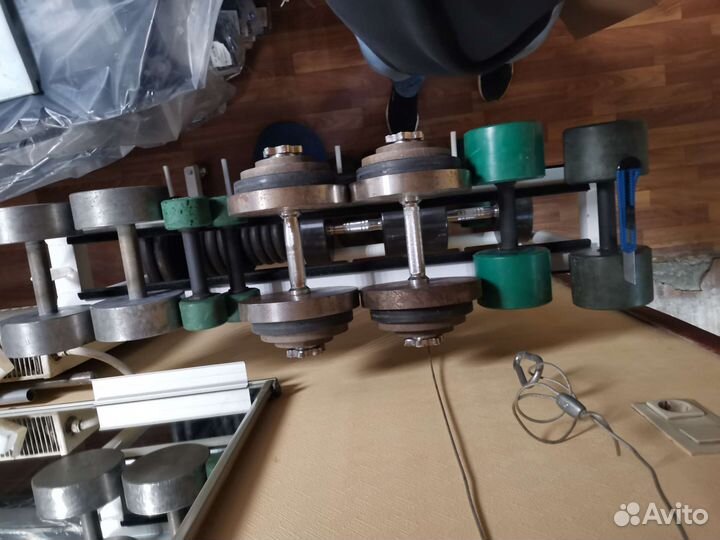 Стойка для гантелей и блинов