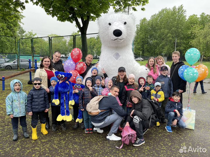 Аниматор Белый Медведь / Ростовая Кукла