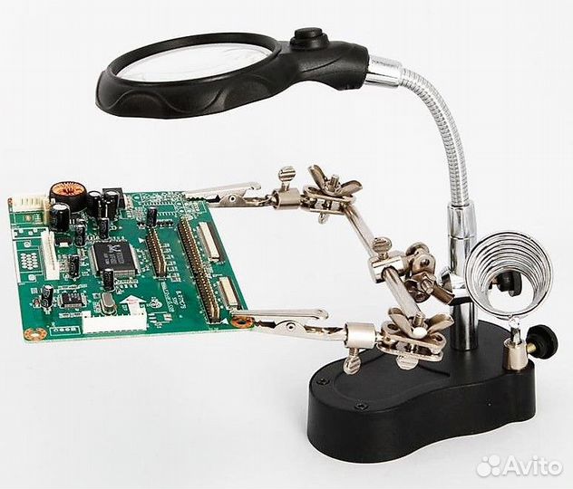 Лупа очки с подсветкой микроскоп 10X 15X 20X 25X