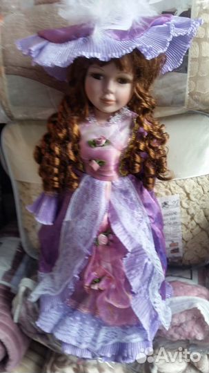 Кукла фарфор новая