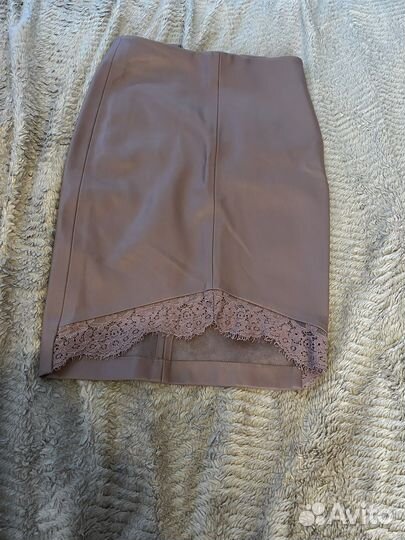 Кожаная юбка