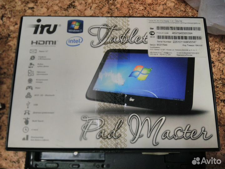 Планшет iru