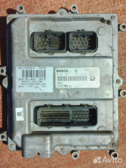 Блок управления двигателем д245 газ3309