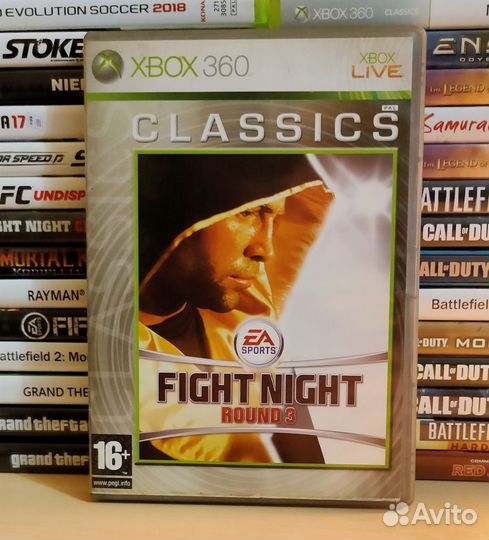 Fight Night Round 3 на Xbox 360 Лицензия
