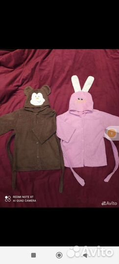 Детский махровый халат для девочки для мальчика