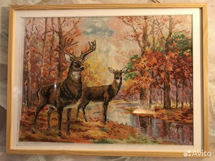 Вышивка крестом готовые работы