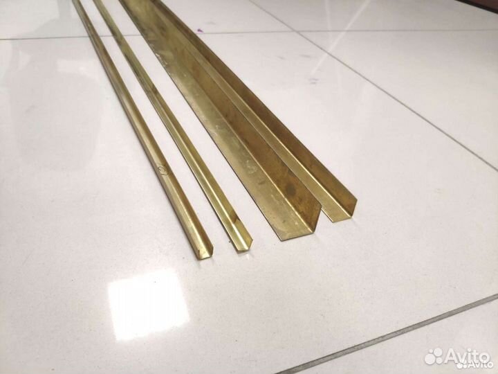 Полоса латунь полированная, вставка
