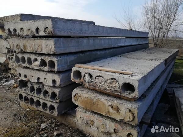 Плиты перекрытия, пустотки 5.9*1.2, 5.9*1.6