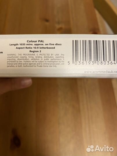 DVD на итальянском сериал «Инспектор Монталбано»