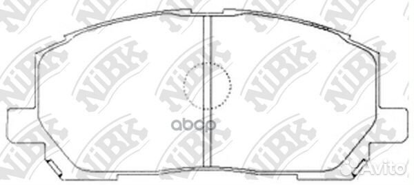 Колодки тормозные дисковые toyota kluger 2.4 20