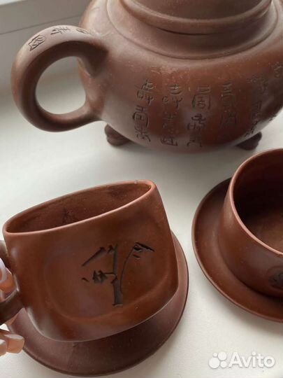 Сервиз чайный глина