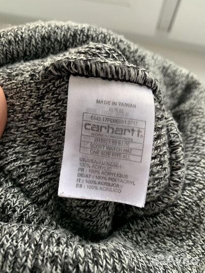 Шапка carhartt scott watch hat