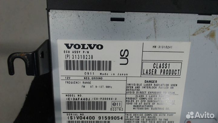 Проигрыватель CD/DVD Volvo XC90, 2010