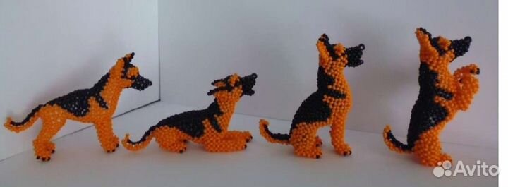 Собаки из бисера