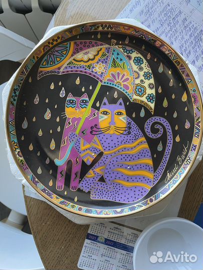 Декоративная тарелка laurel burch