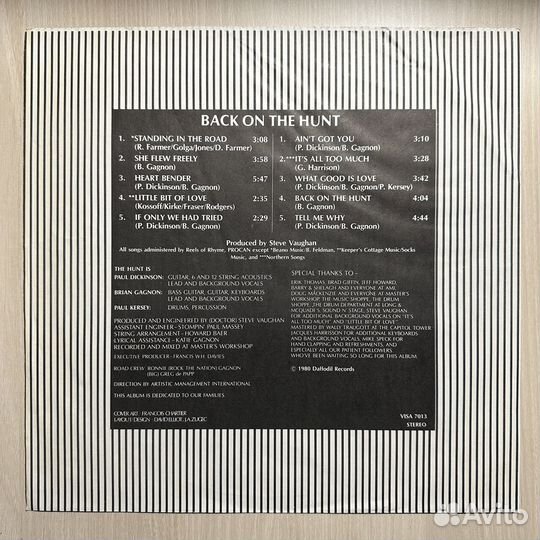 The Hunt – Back On The Hunt (США 1980г.)