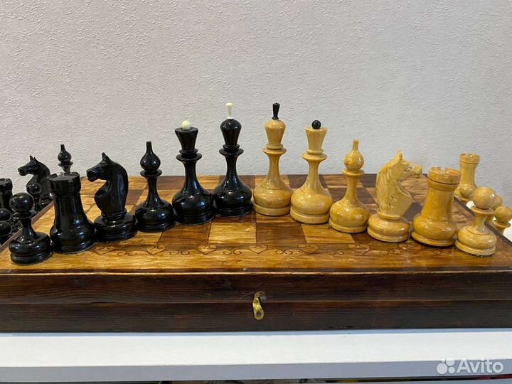 Шахматы Гросмейстерские СССР. Утяжеленные. Дерево