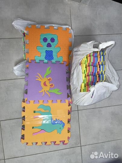 Детский коврик пазл для ползания