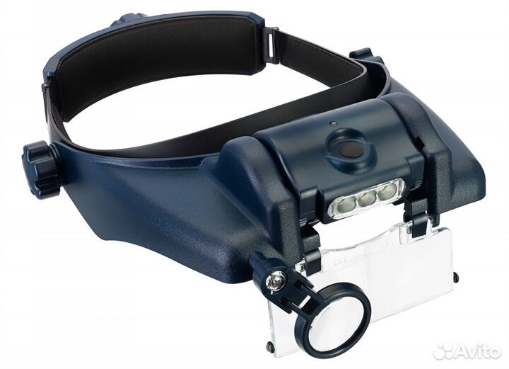 Лупа налобная с аккумулятором Levenhuk Discovery C