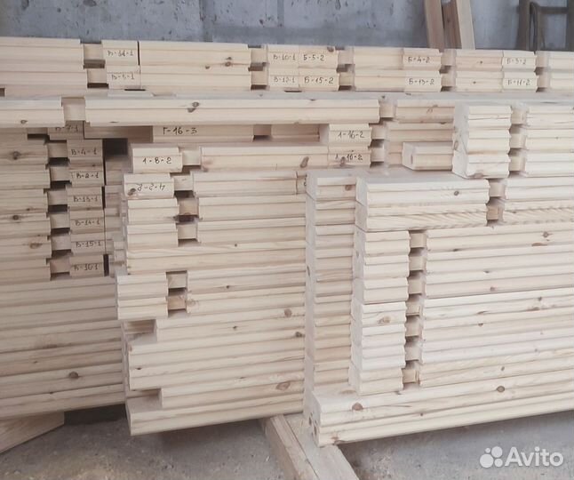 Дома и Бани из сухого проф. Бруса