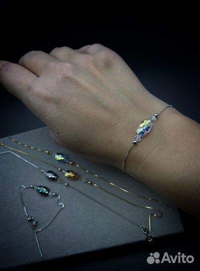 Браслет Swarovski «Скарабей»