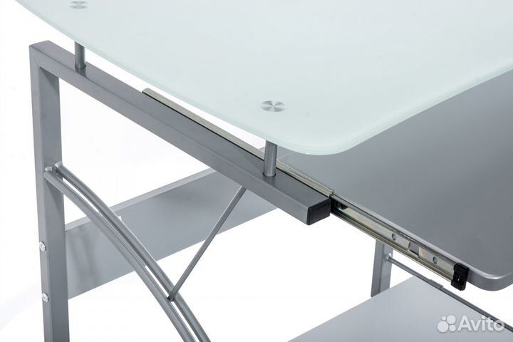 Компьютерный стол Glen Белый-серый