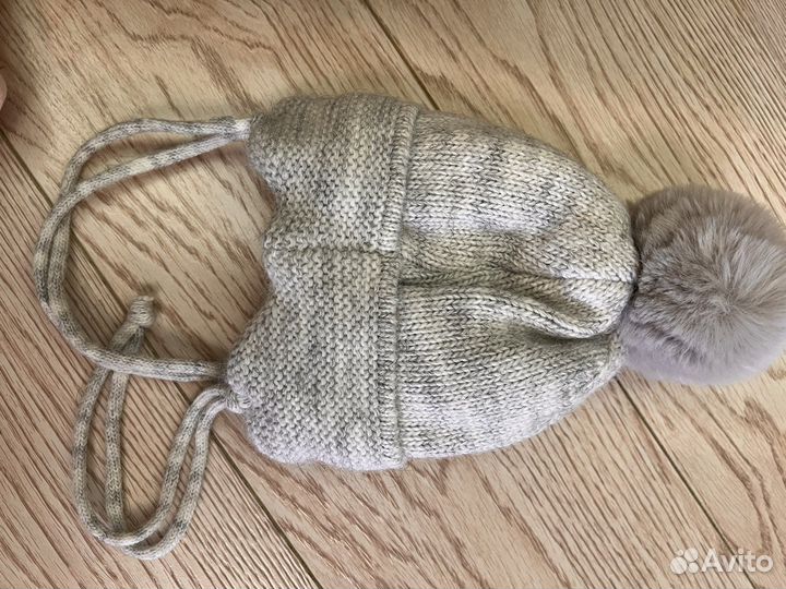 Шапка зимняя для новорожденных