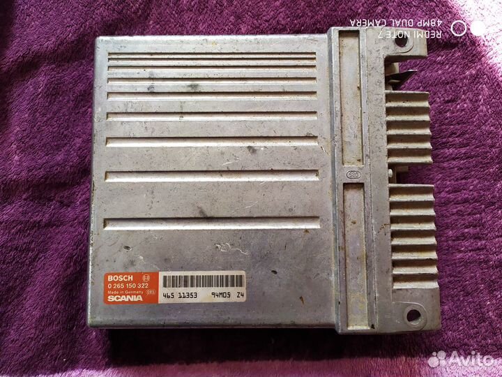 Блок управления bosch 0265150322 scania